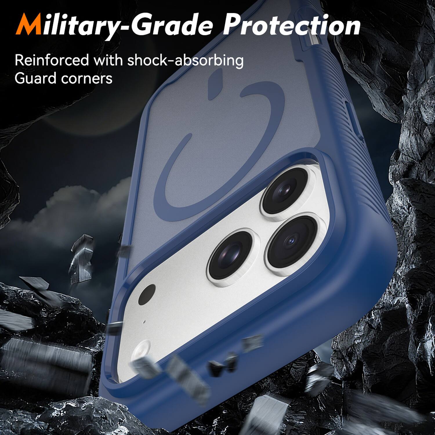 Military-Grade Protection  
Reinforced with shock-absorbing Guard corners