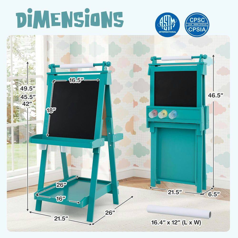 Dimensions

- 49.5" x 45.5" x 42" (H x W x D)
- 18" x 16.5" (H x W)
- 26" x 16" (H x W)
- 21.5" x 26" (H x W)
- 21.5" x 6.5" (H x W)
- 16.4" x 12" (L x W)

ASTM International
CPSIA
CPS&C USA