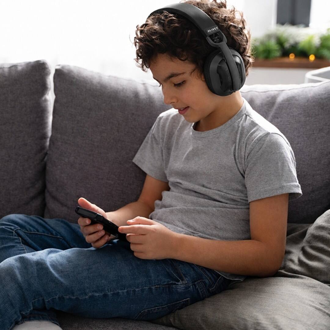 Alt View 2. LIVEY - G300BT Ultralight Wireless Gaming Headset with Tri-Mode Connectivity and Detachable ENC Mic.