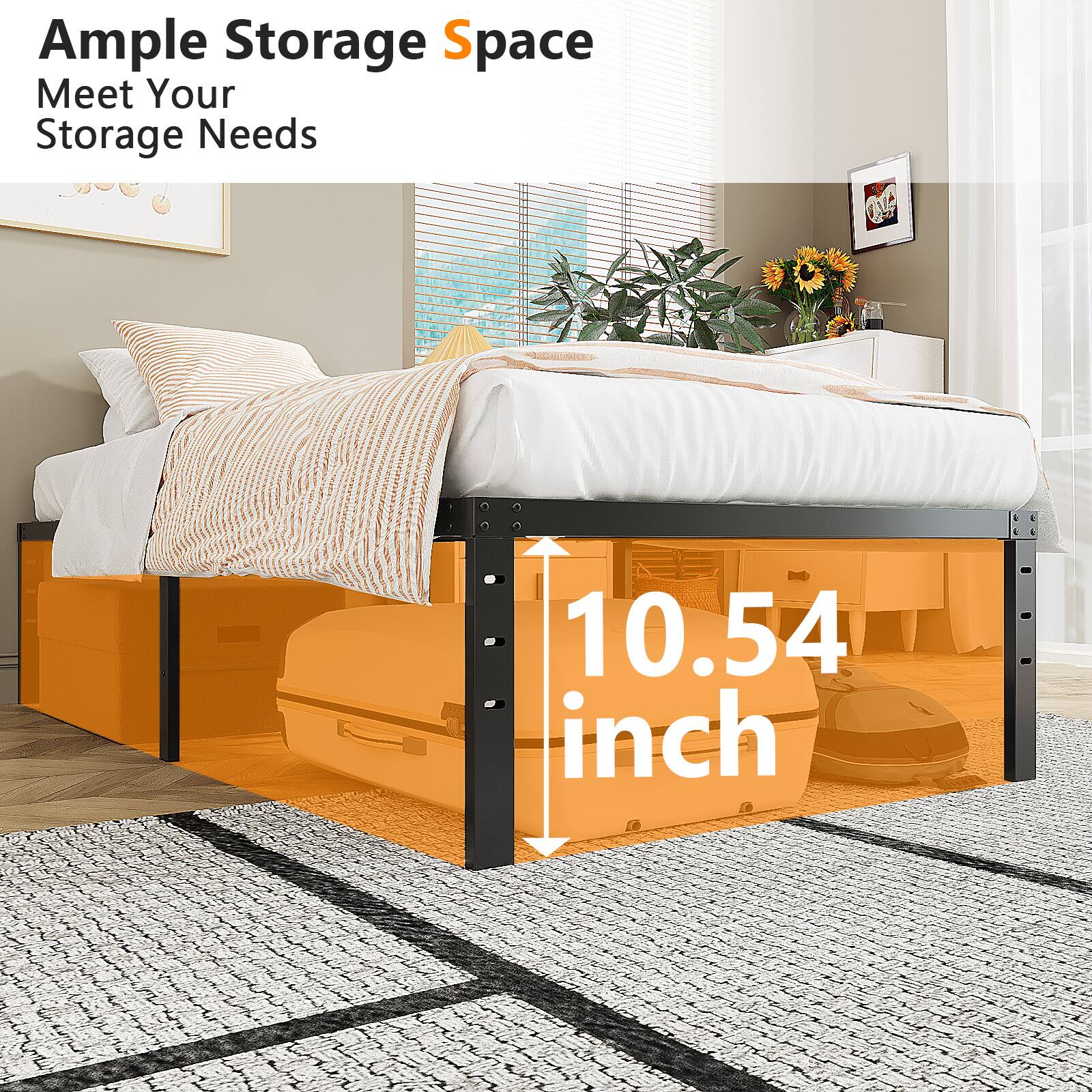 Ample Storage Space  
Meet Your Storage Needs  

10.54 inch