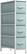 Front. Sorbus - Sorbus Narrow Dresser with 4 Drawers, Vertical Slim Storage Chest of Drawers with Steel Frame - Aqua.