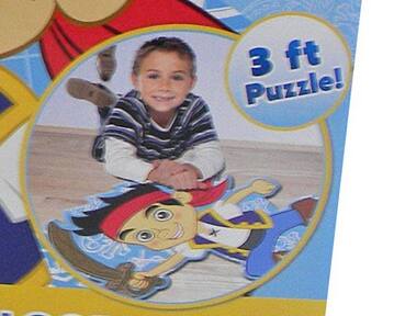 Alt View 4. Disney - Jake and The Neverland Pirates ~ 3 Foot Never Land Floor Puzzle - Multi.