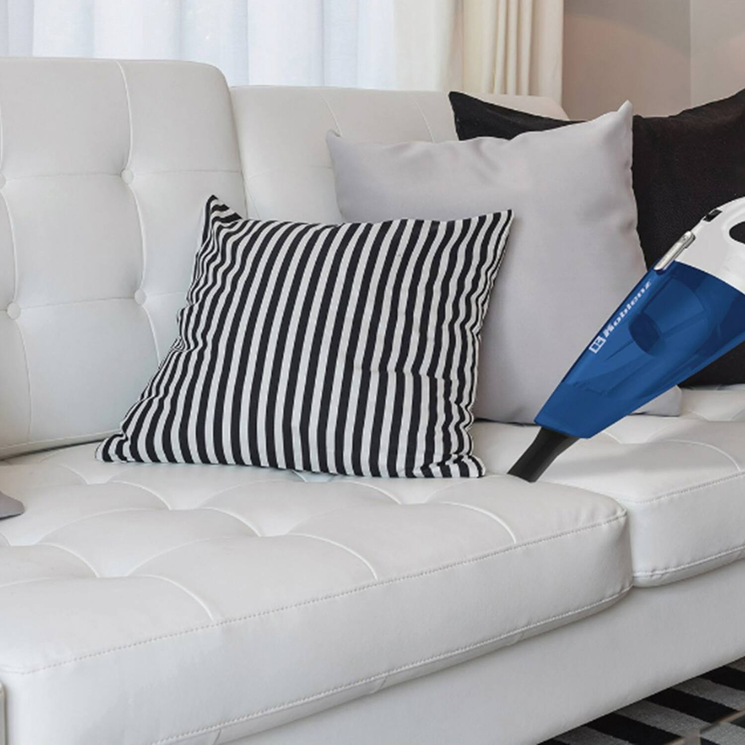 Alt View 1. Koblenz - Koblenz Handheld Vacuum With 400-Watt Motor Exceptional At Picking Up Pet Hairs - Blue/White.