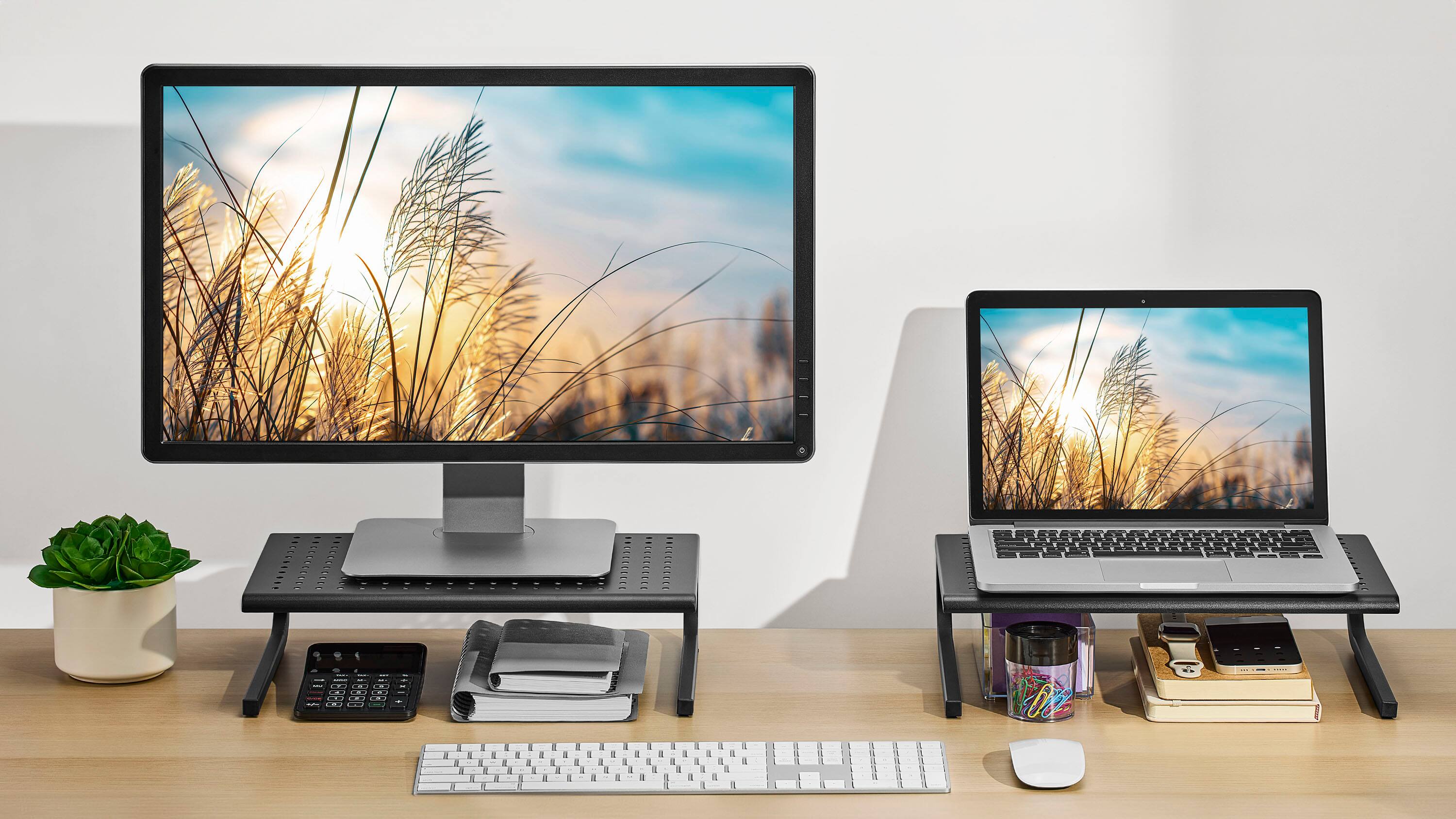 Alt View 10. Insignia™ - Monitor Riser - Black.