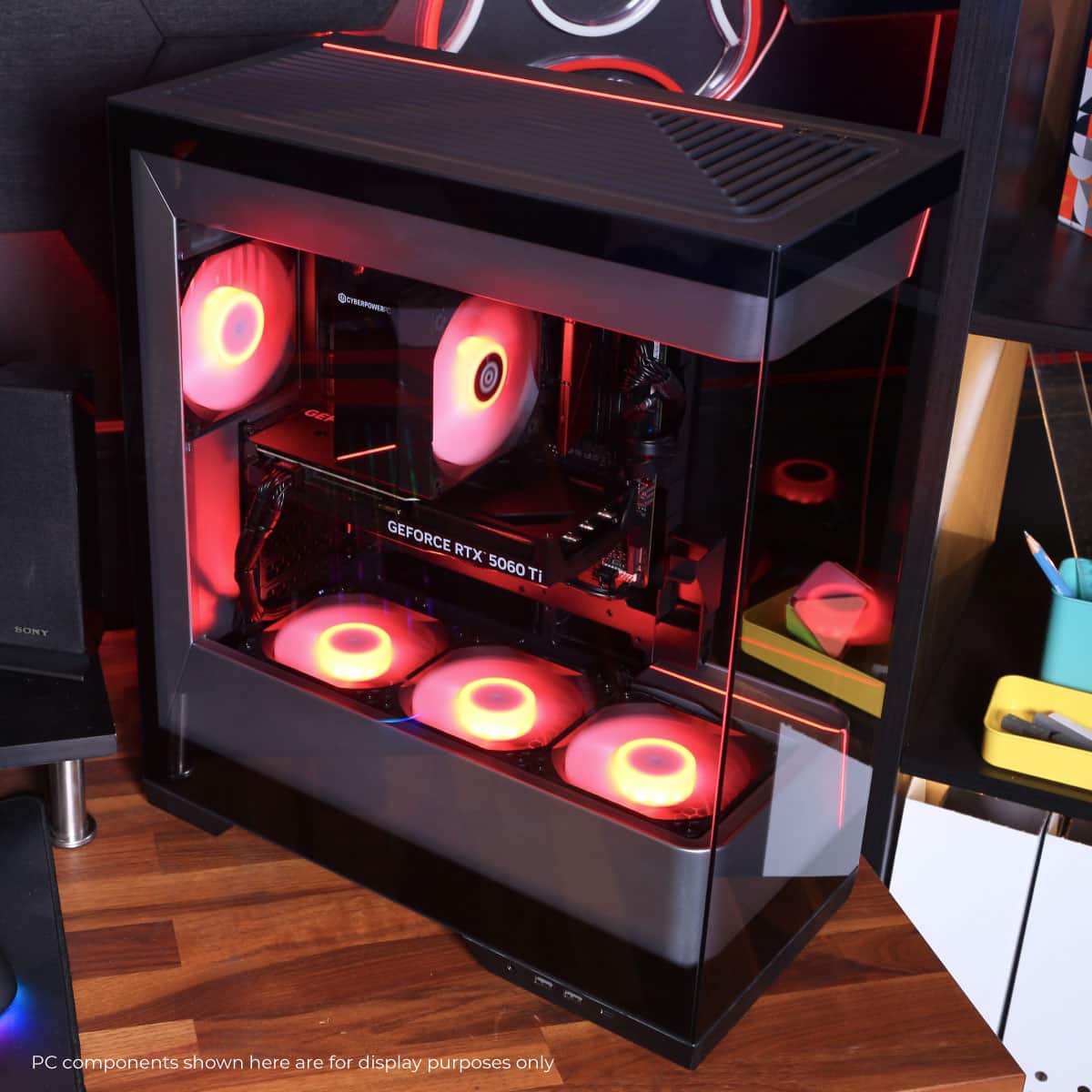 CyberPowerPC Gaming Desktop AMD Ryzen 5 9500F 2025 NVIDIA GeForce