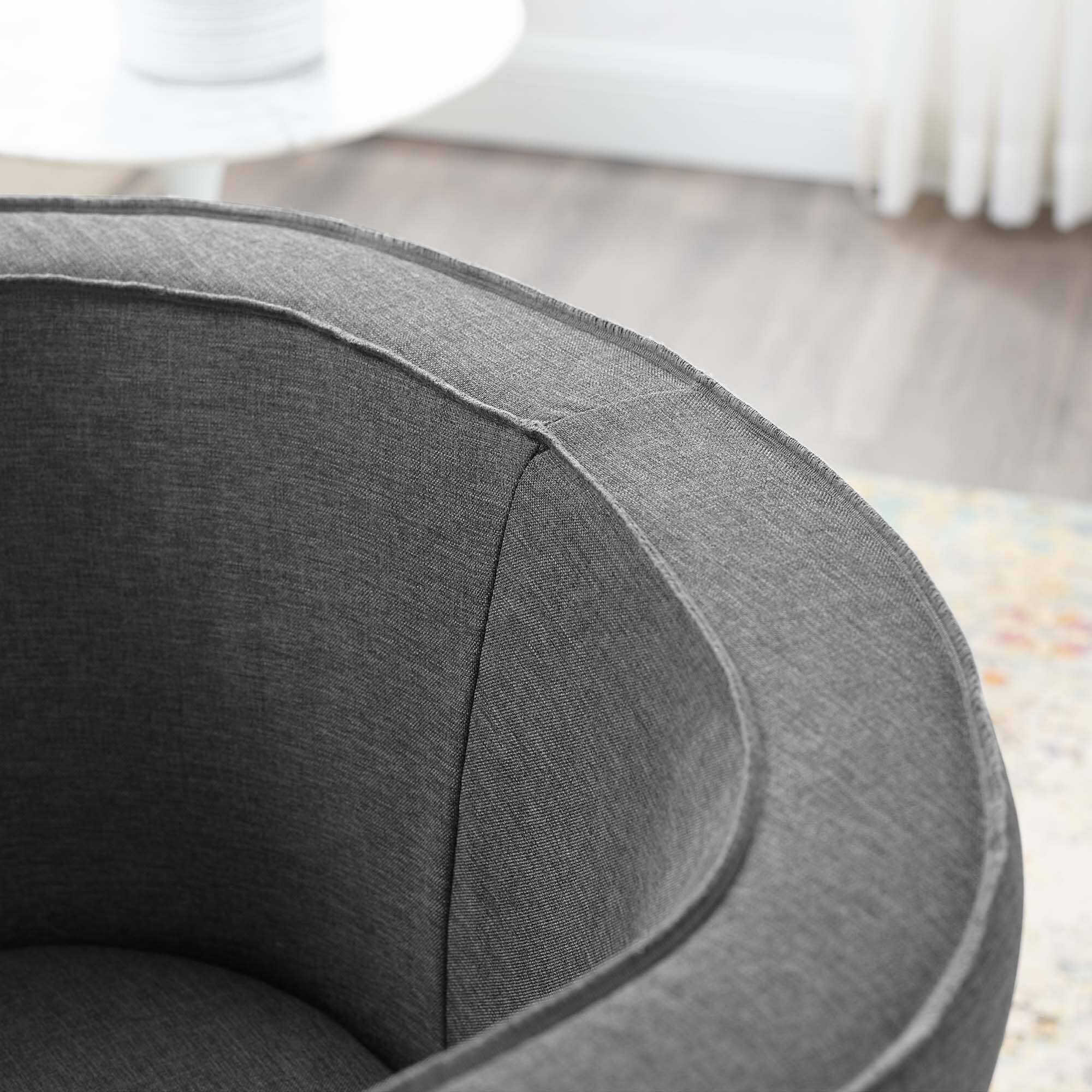 Back. Modway - Anders Upholstered Fabric Accent Chair by Modway - Gray.