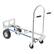 Alt View 5. VEVOR - 2 in 1 Hand Truck, 1000 lbs Load Capacity for 4-Wheel Mode, Convertible Hand Truck Dolly with Non-Slip Handle & Wheels - Silver.