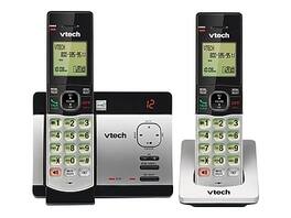 VTech - 2-Handset Cordless Telephone, (CS5129-2) - Silver/Black