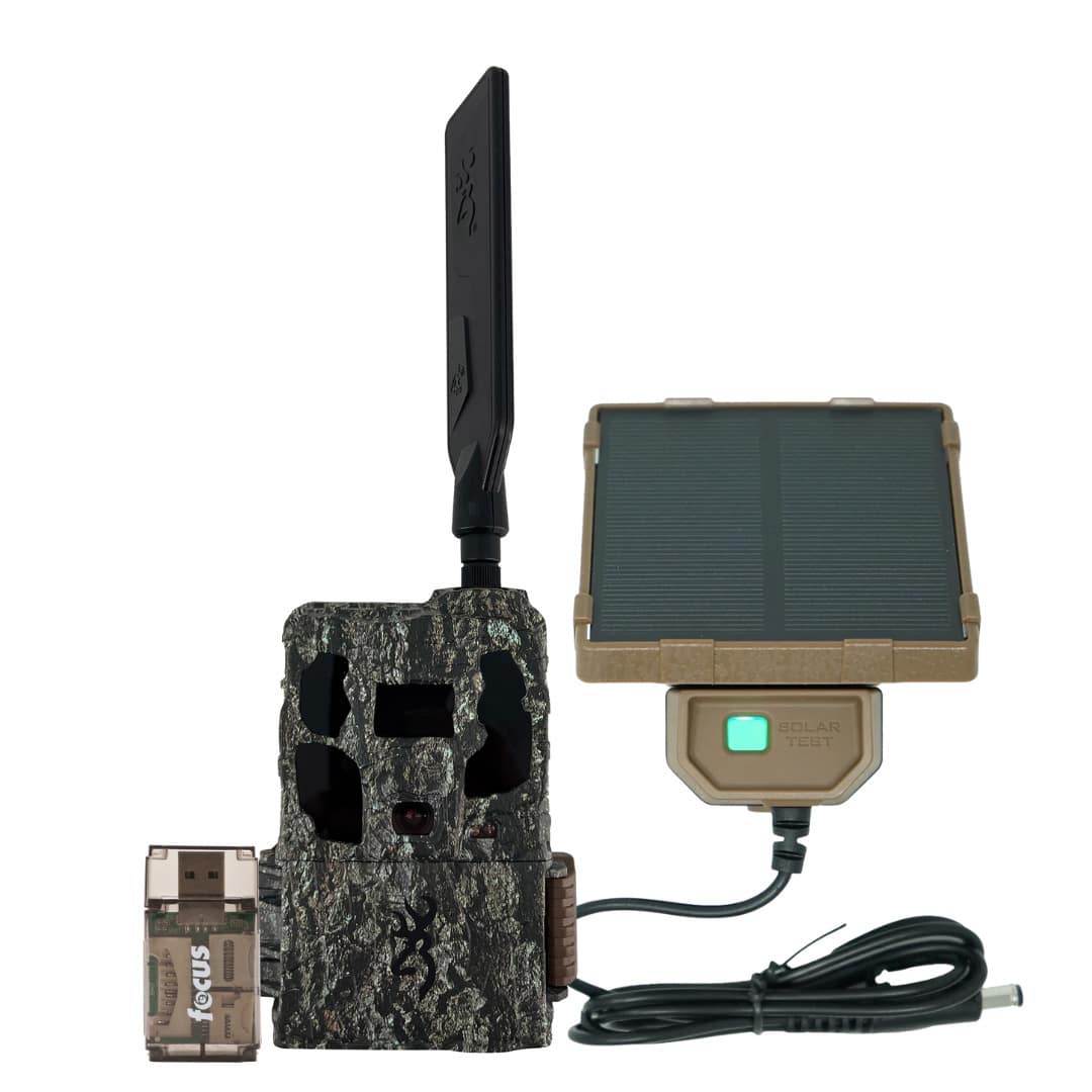 Browning - Trail Camera Defender Pro Scout Max HD 46MP with Solar Pack Bundle