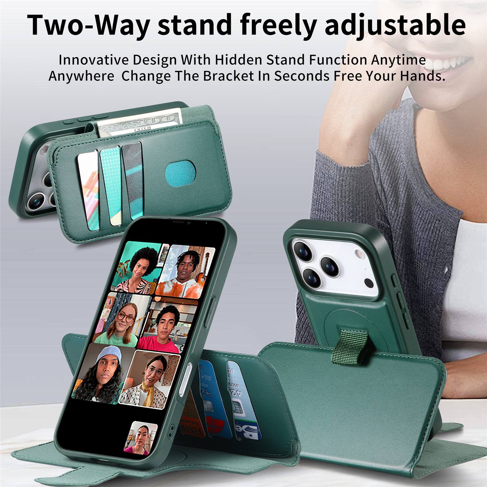 Two-Way stand freely adjustable  
Innovative Design With Hidden Stand Function Anytime Anywhere Change The Bracket In Seconds Free Your Hands.