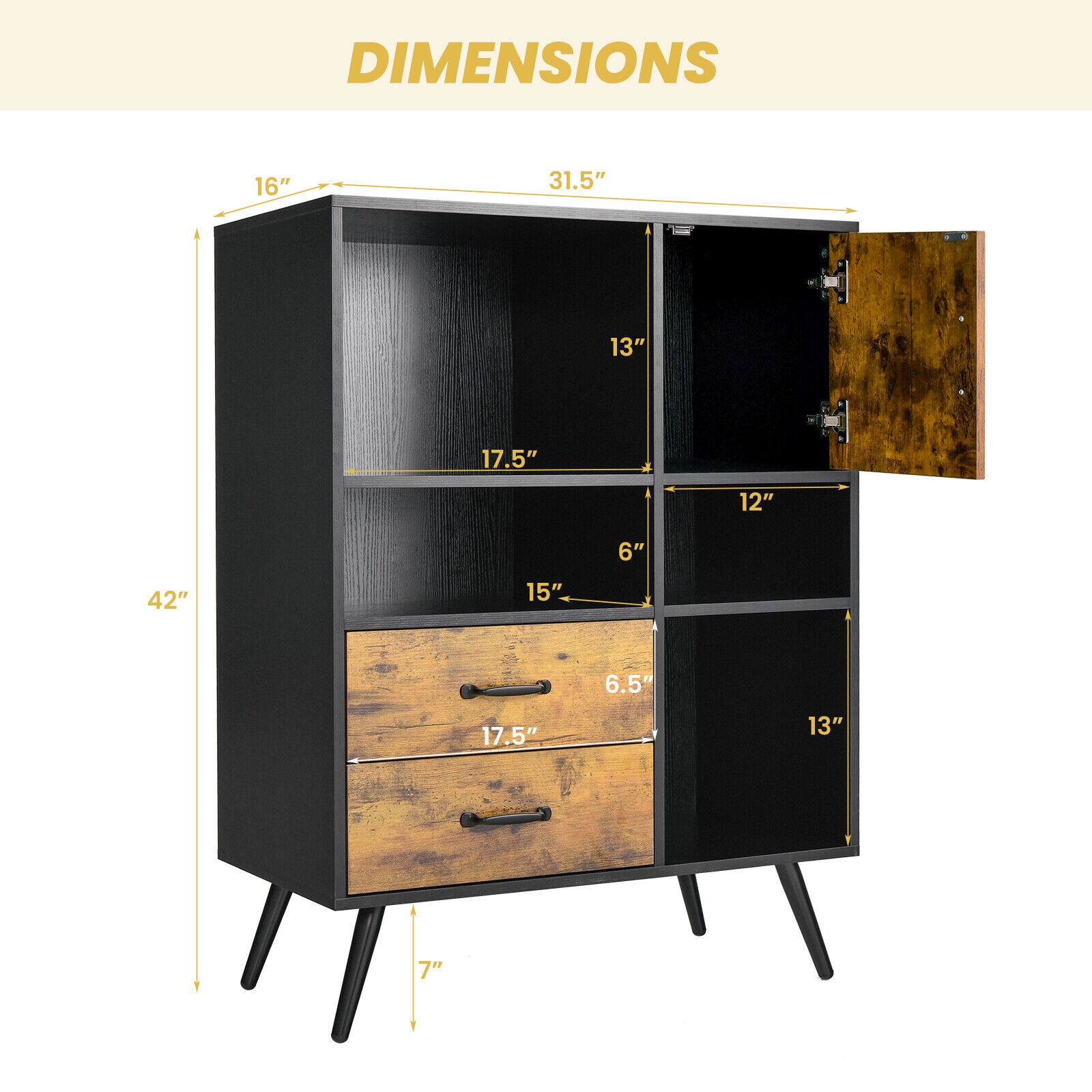 DIMENSIONS

- Height: 42"
- Width: 31.5"
- Depth: 16"
- Top Shelf: 17.5" x 13"
- Second Shelf: 17.5" x 13"
- Third Shelf: 17.5" x 13"
- Bottom Shelf: 17.5" x 13"
- Drawer 1: 17.5" x 6.5"
- Drawer 2: 17.5" x 6.5"
- Drawer 3: 17.5" x 6.5"
- Drawer 4: 17.5" x 6.5"
- Drawer 5: 17.5" x 6.5"
- Drawer 6: 17.5" x 6.5"
- Drawer 7: 17.5" x 6.5"
- Drawer 8: 17.5" x 6.5"
- Drawer 9: 17.5" x 6.5"
- Drawer 10: 17.5" x 6.5