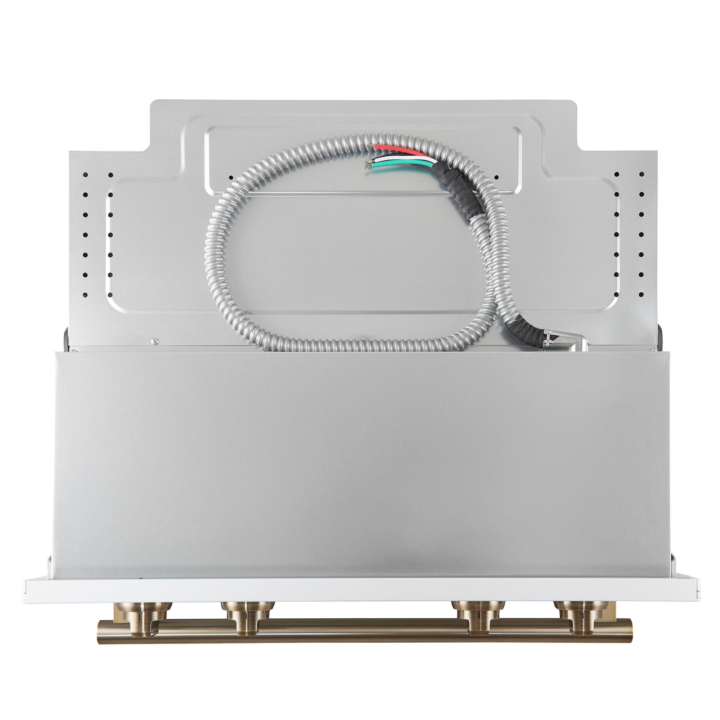 Alt View 8. Forno Appliances - Vomero 30" Electric Convection Double Wall Oven - White.