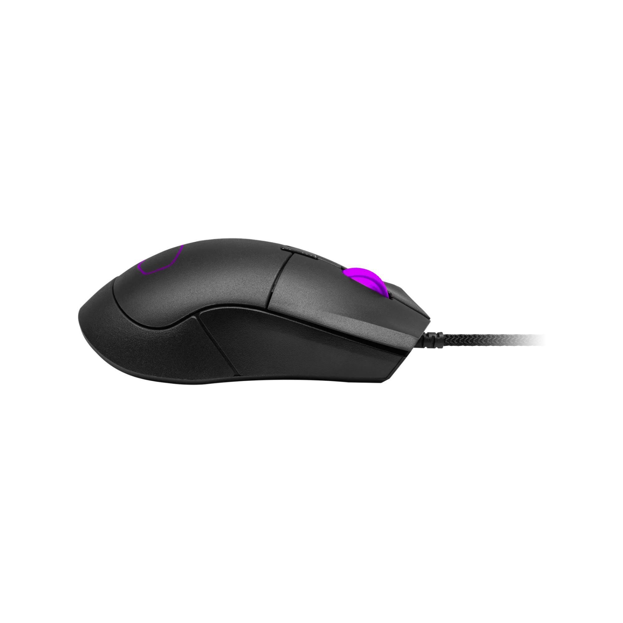 Back. Cooler Master - Cooler Master MM310 Wire Gaming Mouse with 12000 DPI Sensor (Black) - Black.