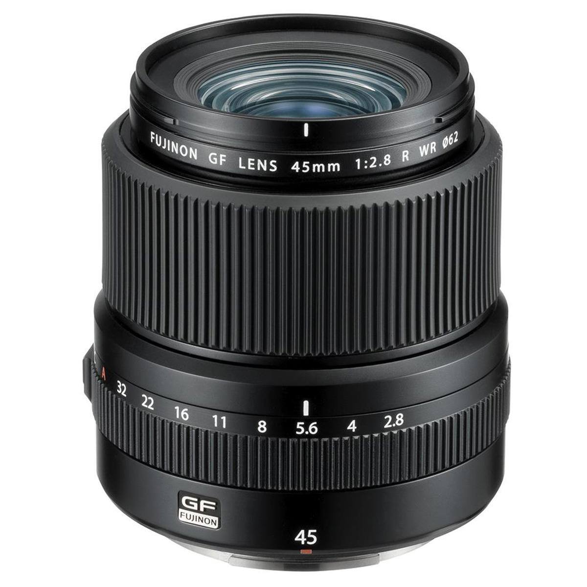 FUJINON GF LENS 45mm 1:2.8 R WR 062  
32 22 16 11 8 5.6 4 2.8  
GF FUJINON 45