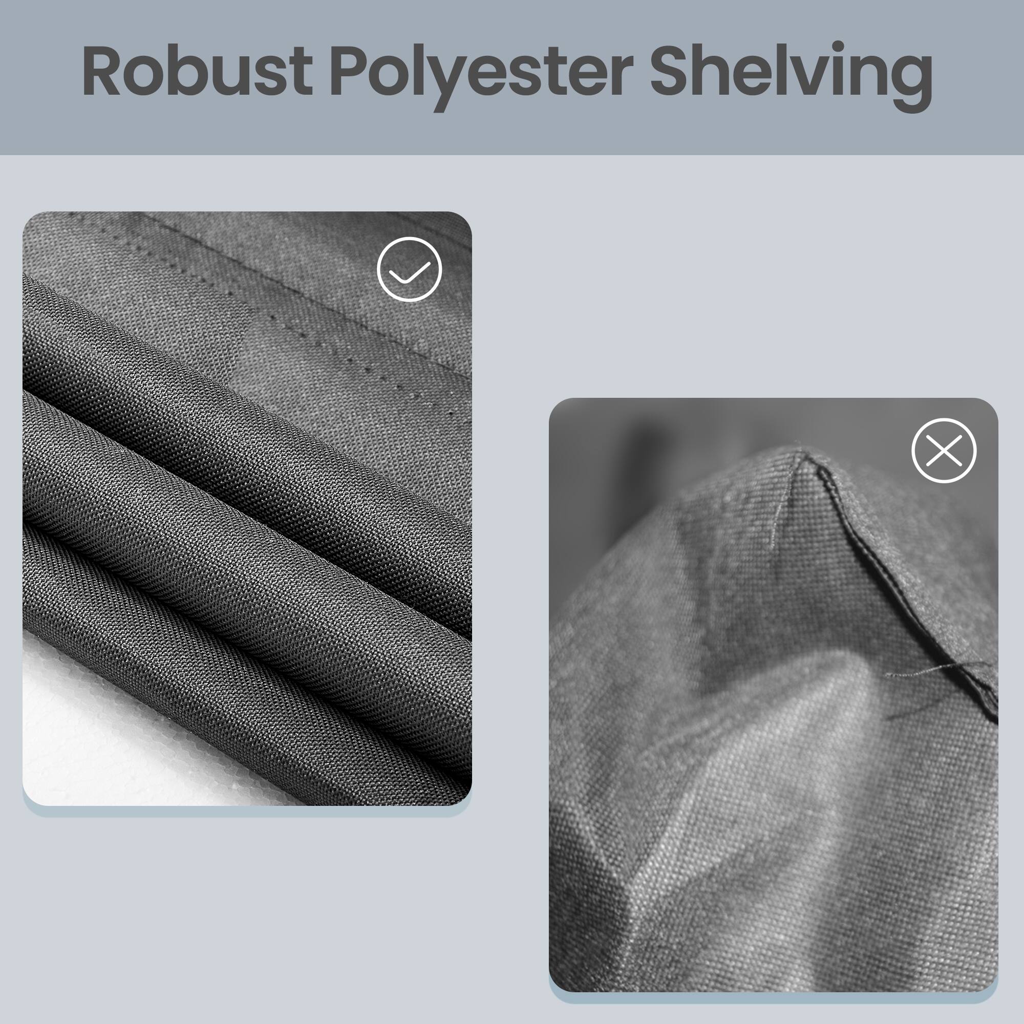 Robust Polyester Shelving