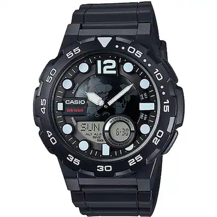 Sure, here is the corrected and grouped text from the image:
- CASIO
- WR100M
- WORLD TIME
- SUN
- 6:30
- AL1 AL2 SNZ SIG
- BATTERY
- 20
- 35
- 25
- 30
- 40
- 45
- 50
- 55
- 05
- 10
- 15
- 20
- 25
- 30
- 35
- 40
- 45
- 50
- 55
- 05
- 10
- 15
- 20
- 25
- 30
- 35
- 40
- 45
- 50
- 55
- 05
- 10
- 15
- 20
- 25
- 30
- 35
- 40
- 45
- 50
- 55