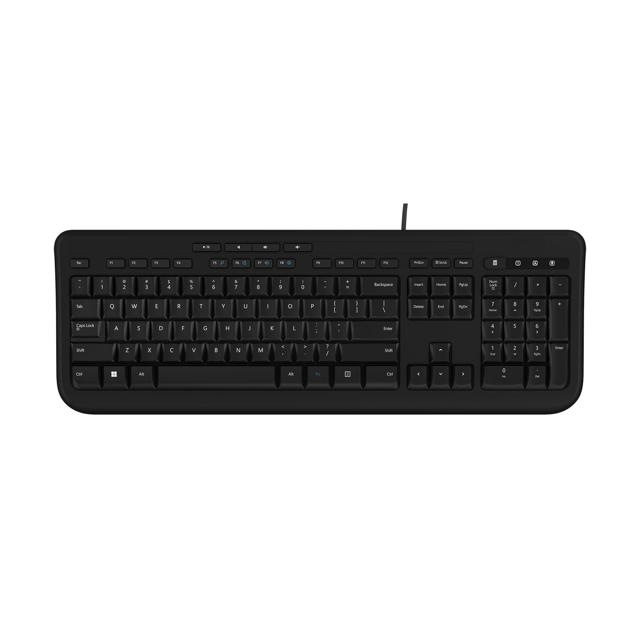 PO3TICJUNKI3 - Wired 600 - Designed By Spill Resistant Quiet Touch Keys Plug And Play 4 Hotkeys Windows Start Key - Default