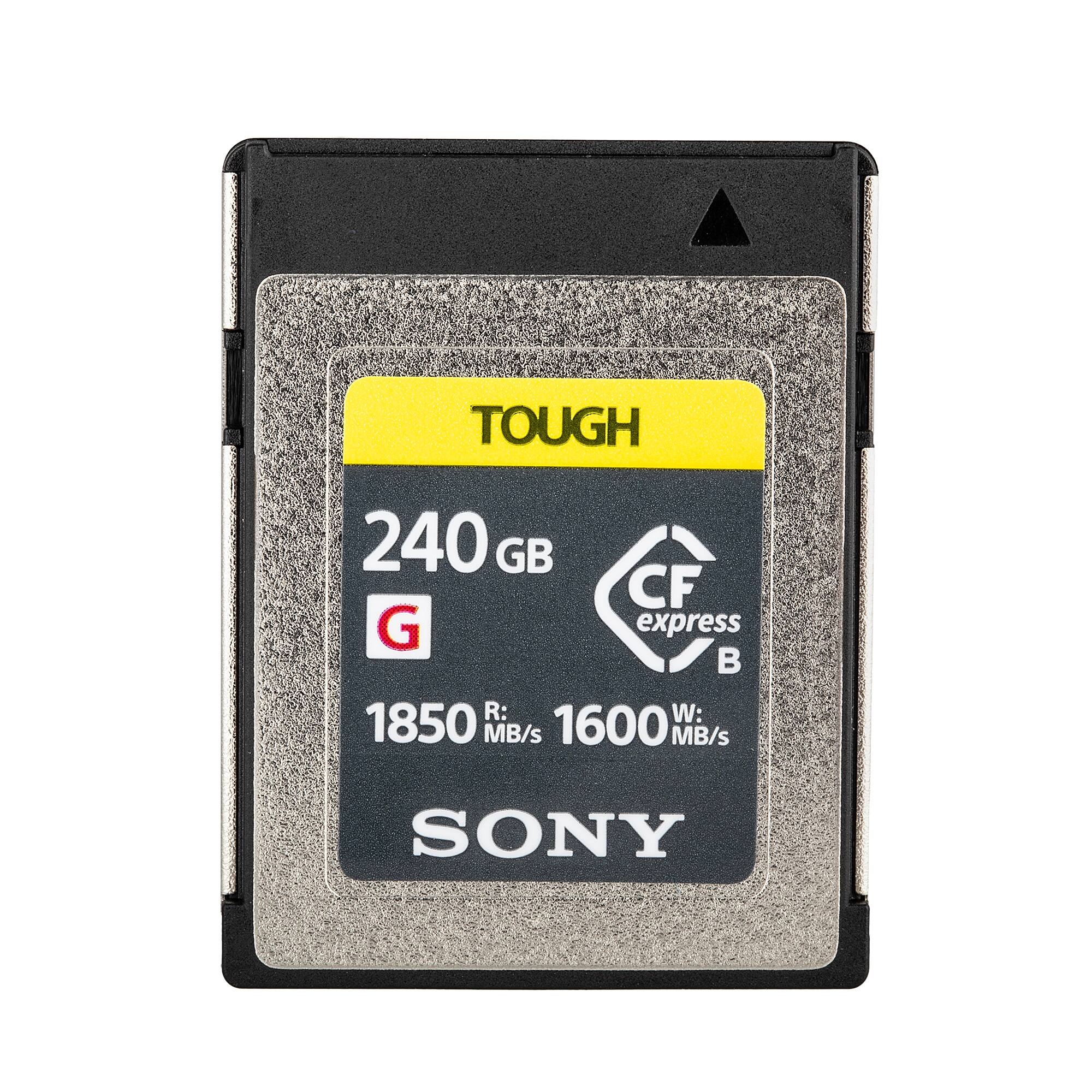 TOUGH 240 GB CF express B R: 1850 MB/s W: 1600 MB/s SONY