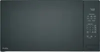 GE Profile - 2.2 Cu. Ft. Built-In Microwave with Sensor Cooking and Glass Touch Controls - Black - Front_Zoom