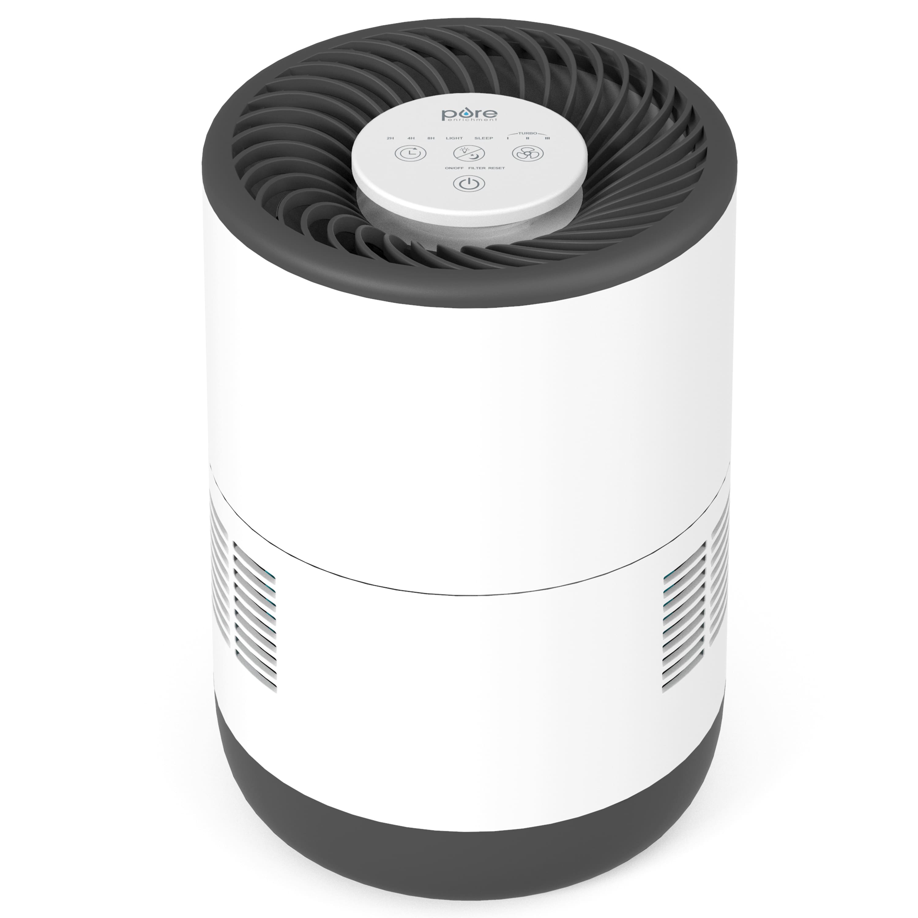 Front. Pure Enrichment - MistAire Eva Mist-Free Evaporative .74 Gallon Humidifier - White.