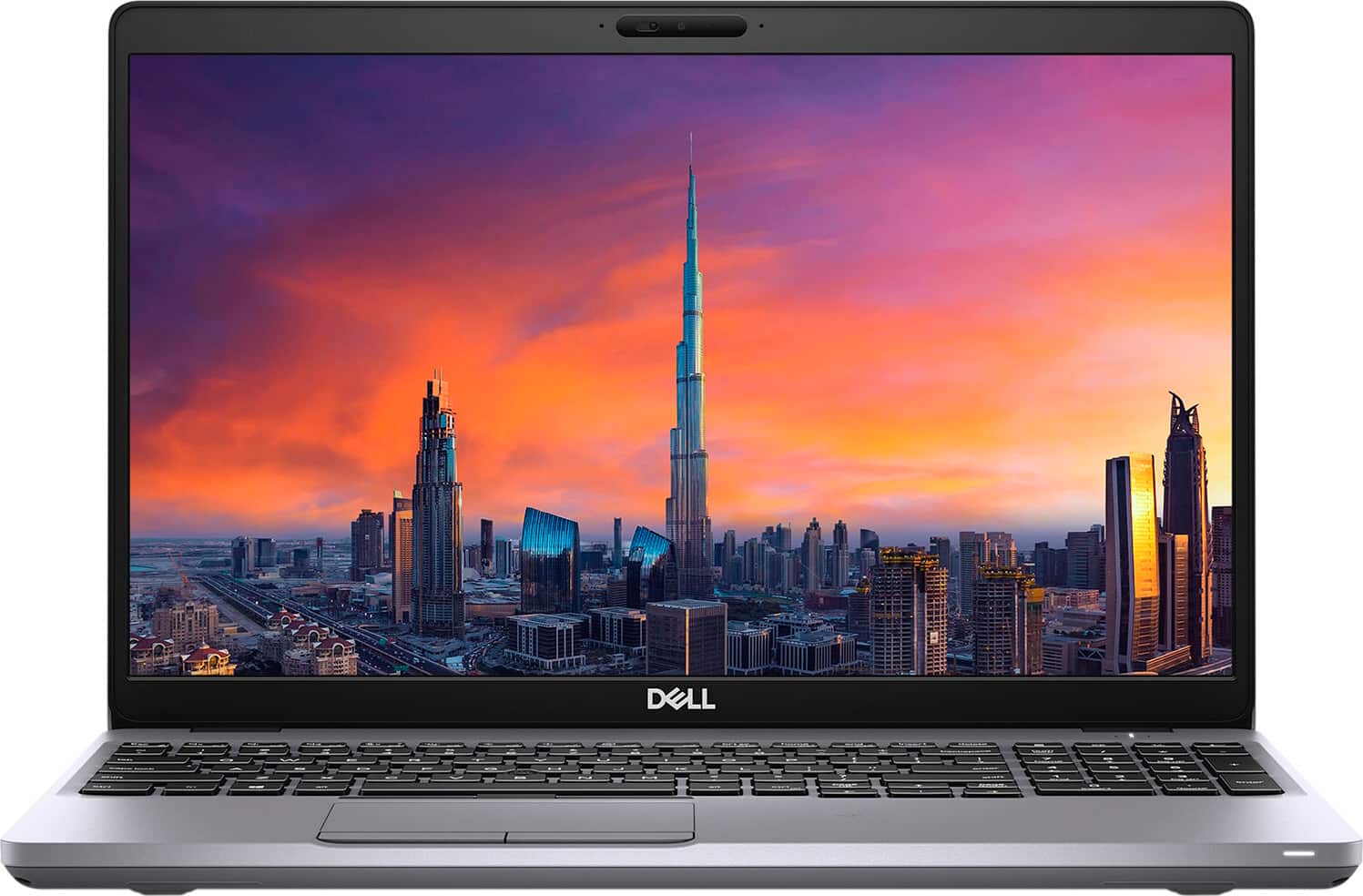Front. Dell - Precision 3551 15.6" Refurbished Laptop - Intel 10th Gen Core i7 with 32GB Memory - NVIDIA Quadro P620 - 1TB SSD - Gray.