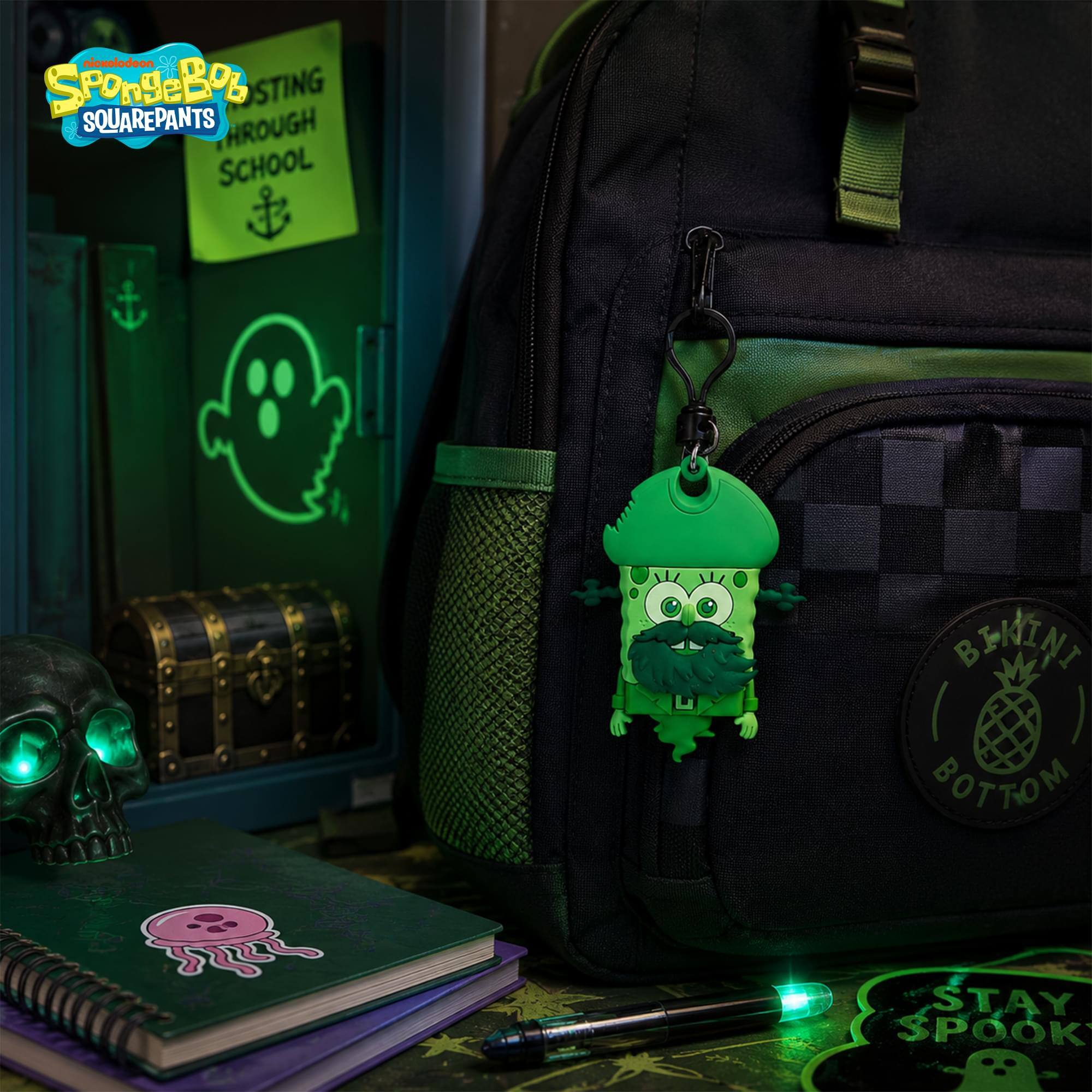 nicolodeon % SPoRgeBOb  STING SQUAREPANTS THROUGH SCHOOL BEWTNT BOTTOM  STAY SPOOK
