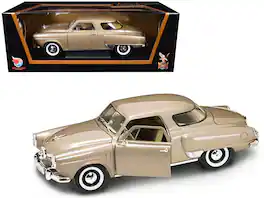 1950 Studebaker Champion 1/18 Diecast Model Car by Road Signature - Golden Tan