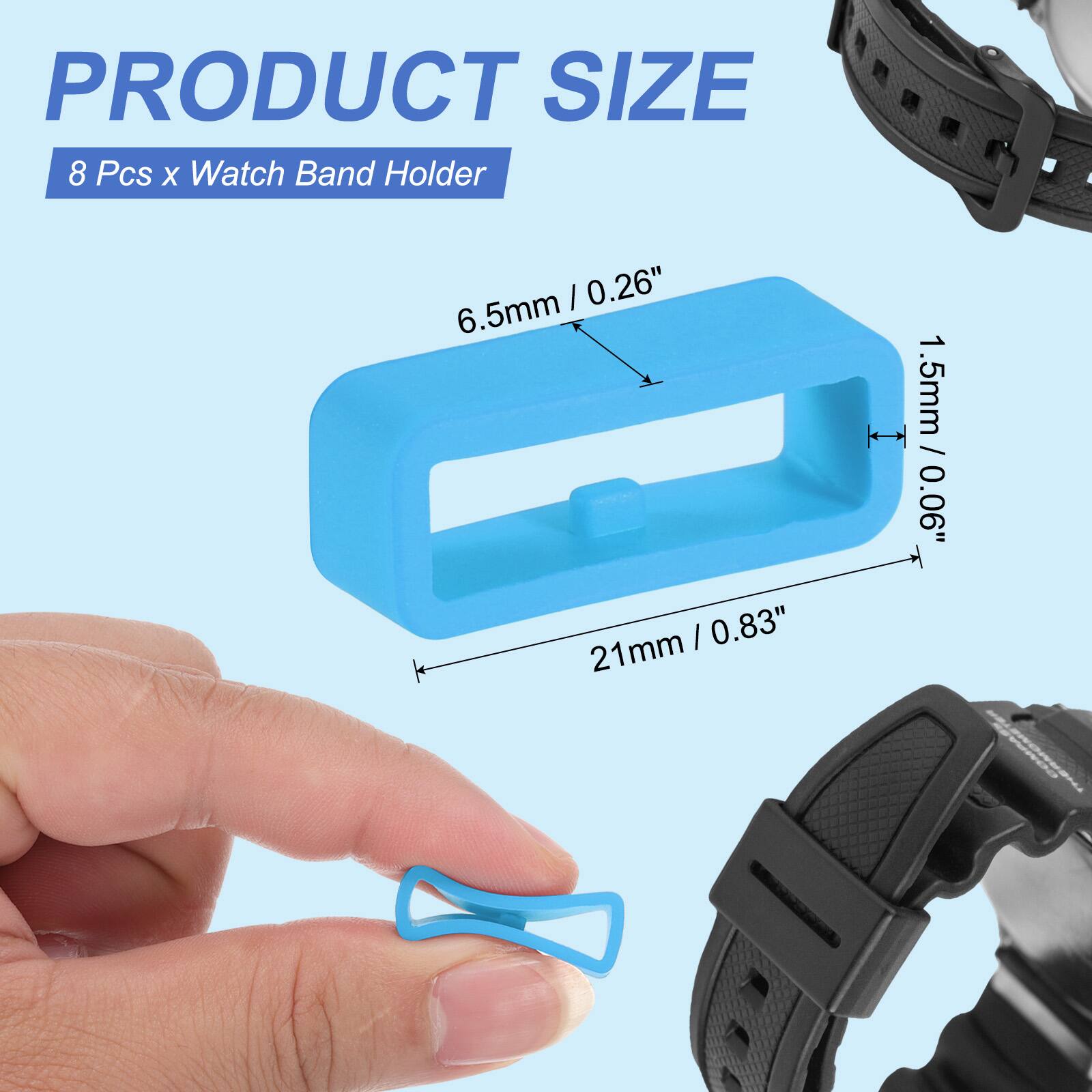 PRODUCT SIZE  
8 Pcs x Watch Band Holder  
6.5mm / 0.26"  
21mm / 0.83"  
1.5mm / 0.06"