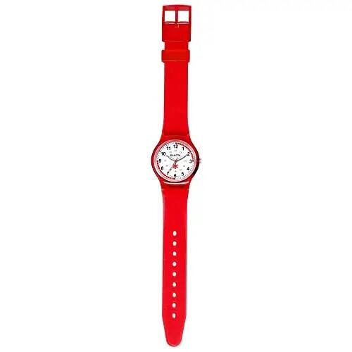 Alt View 2. Dakota - Dakota Clean Water Resistant Plastic Nurse Watch Red - Red.