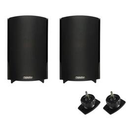 Definitive Technology - ProMonitor 800 Speakers (2-Pack) with Pro-Mount 80 Wall Brackets: Compact Home Theater Bundle - Black