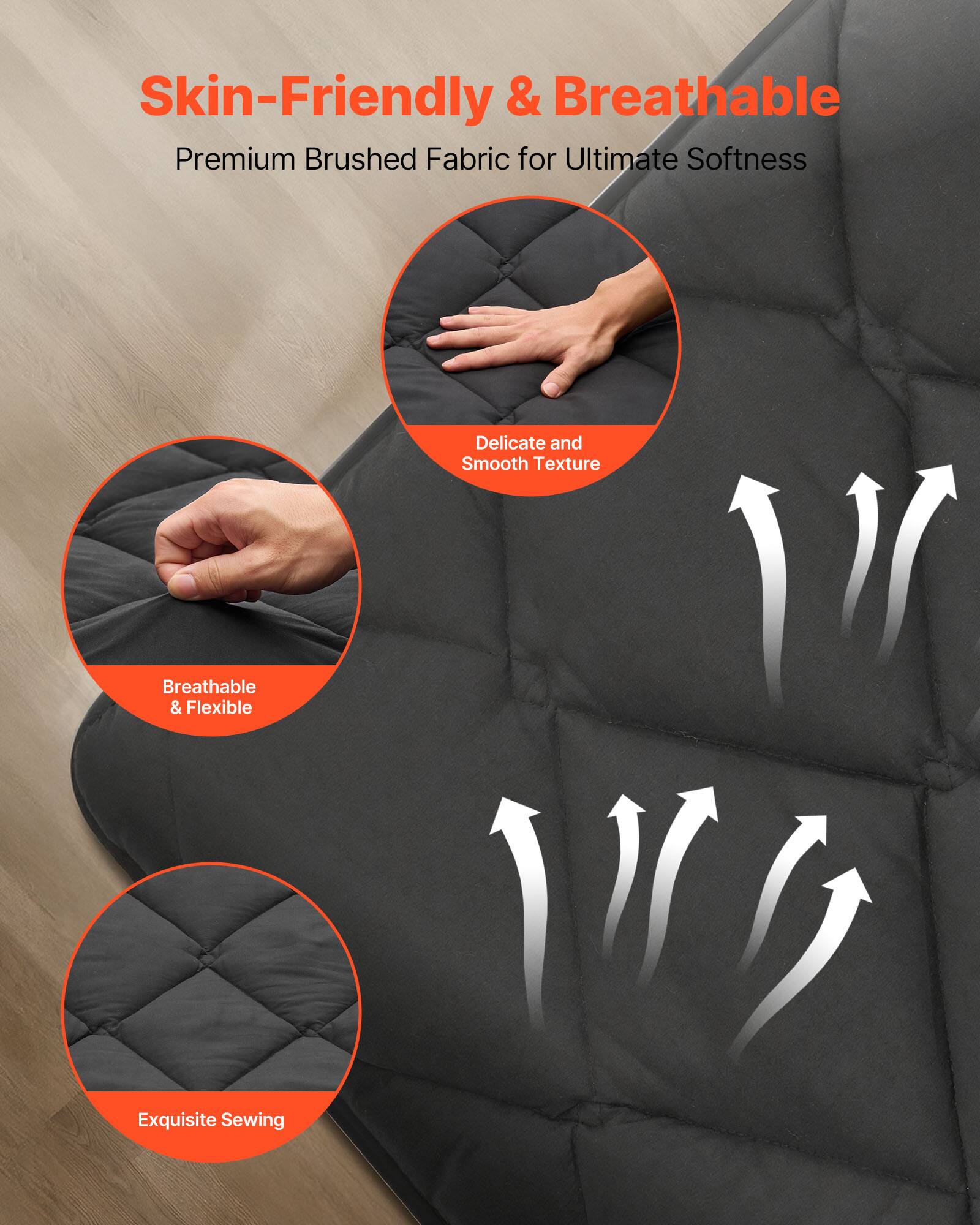 Skin-Friendly & Breathable  
Premium Brushed Fabric for Ultimate Softness  

Breathable & Flexible  
Delicate and Smooth Texture  
Exquisite Sewing