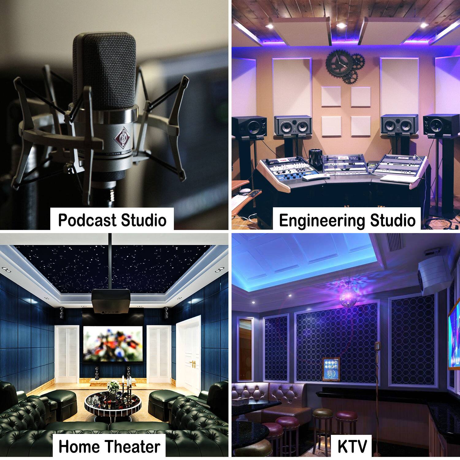 Podcast Studio Engineering Studio Home Theater KTV