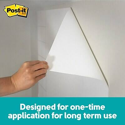 Post-it Brand  
Designed for one-time application for long term use