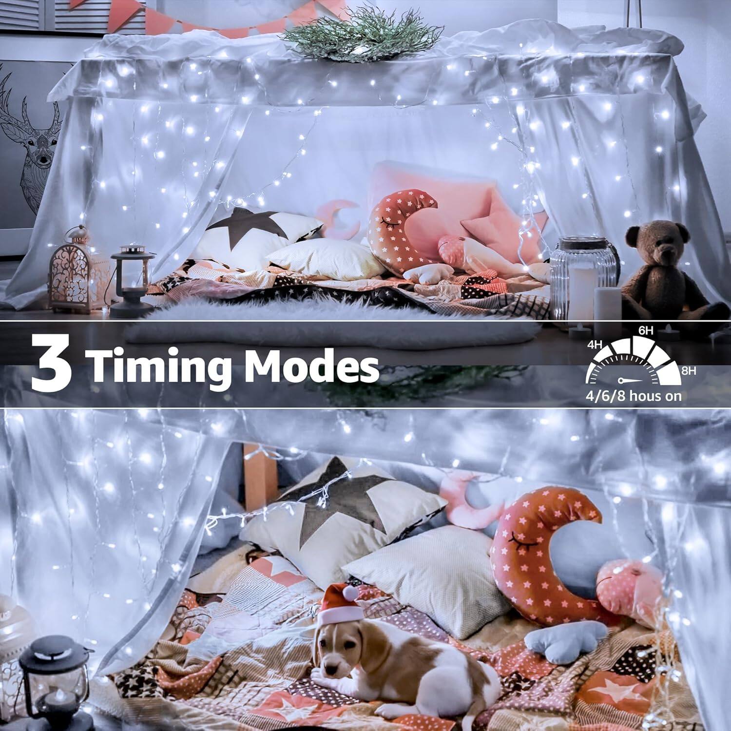 3 Timing Modes

4H 6H 8H

4/6/8 hours on