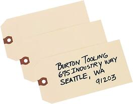 Avery - Unstrung Shipping Tags, 6-1/4" x 3-1/8", 1,000 Tags/Box - Manila