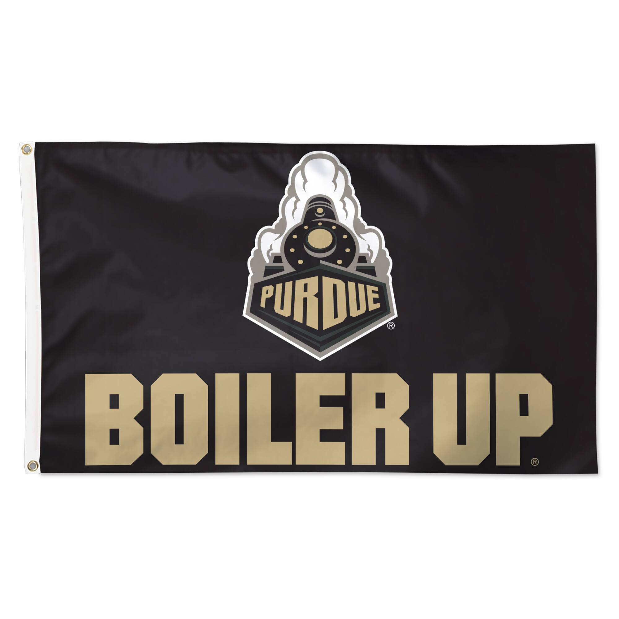WinCraft - Purdue Boilermakers 3' x 5' Single-Sided Deluxe Team Slogan Flag - Multicolor