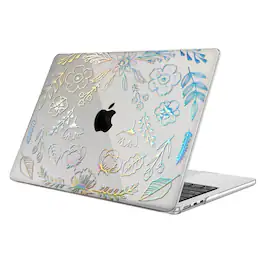 Kitcheniva - Snap On Hard Shell Case For MacBook Air 13.6 Inch A3449 A3240 (2022-2026) - Garden Clear