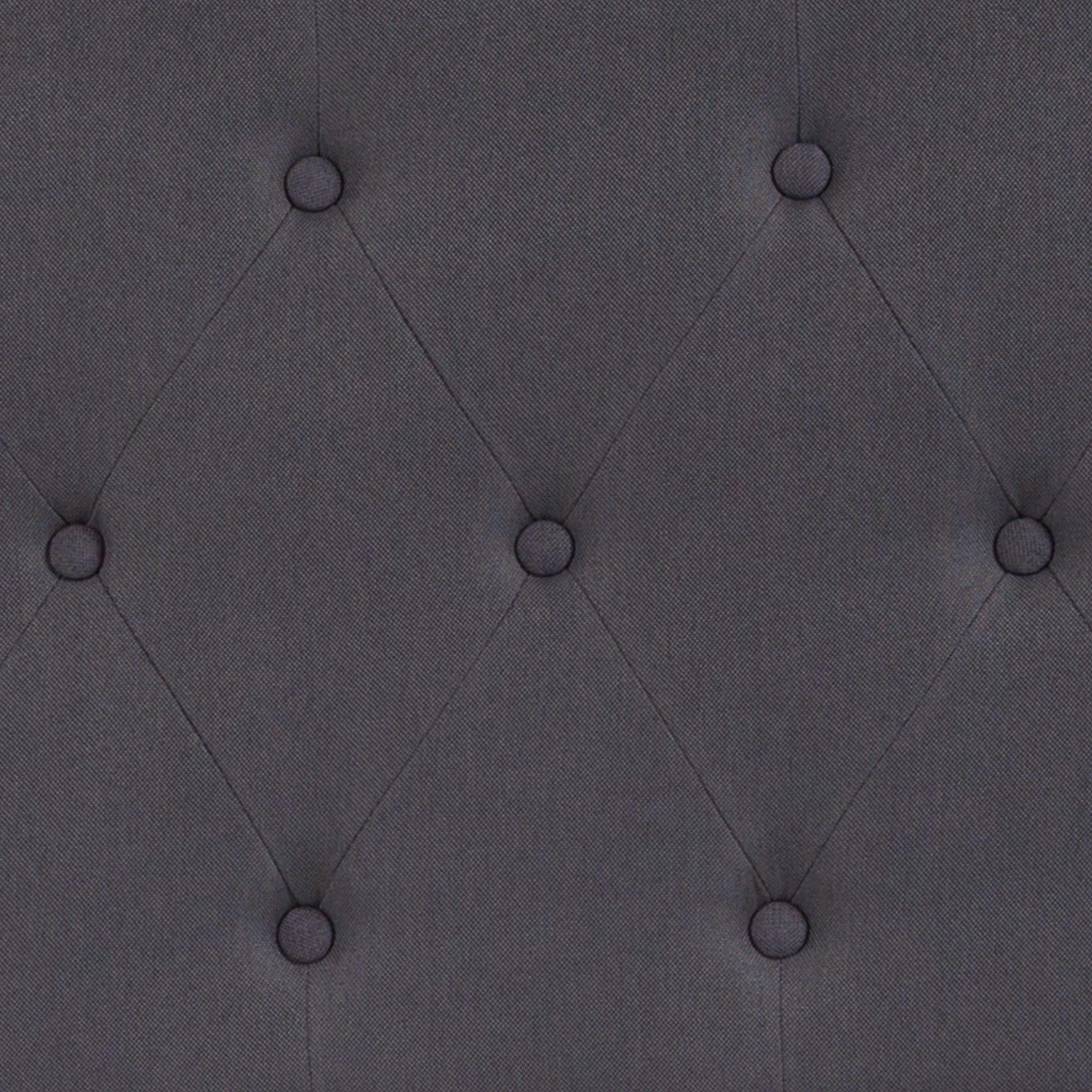Alt View 9. Emma + Oliver - Arched Button Tufted Upholstered Headboard - Dark Gray.