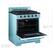 The text on the image states that the oven is a 30" Classac model, with a total height of 41.5" including the countertop. The oven's height without a handle is 27.5", and with a handle, it is 29.5".