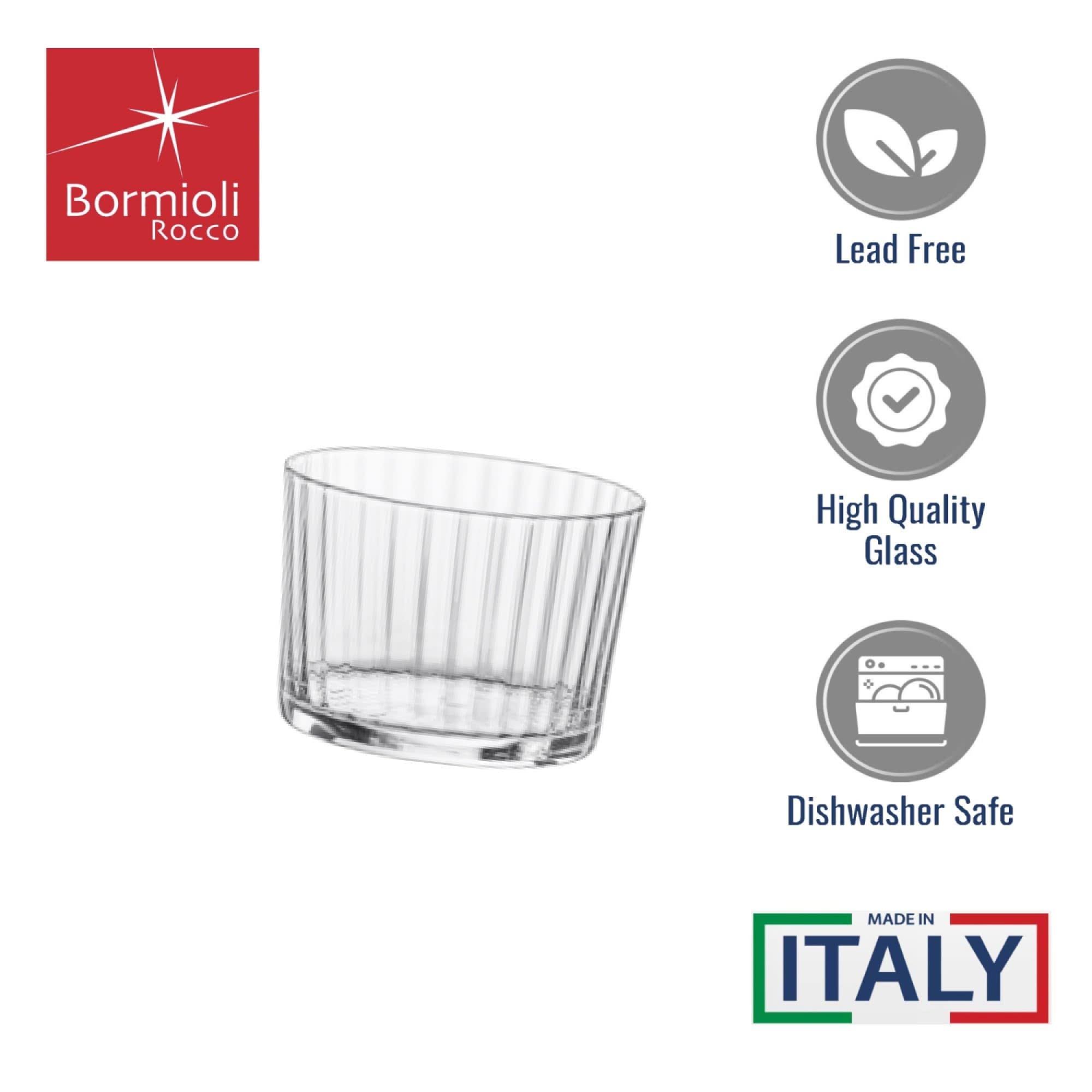 Bormioli Rocco Lead Free High Quality Glass Dishwasher Safe MADE IN ITALY
