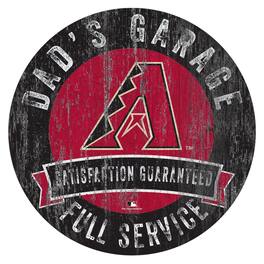 Fan Creations - Arizona Diamondbacks 12" x 12" Dad's Garage Sign - Multicolor