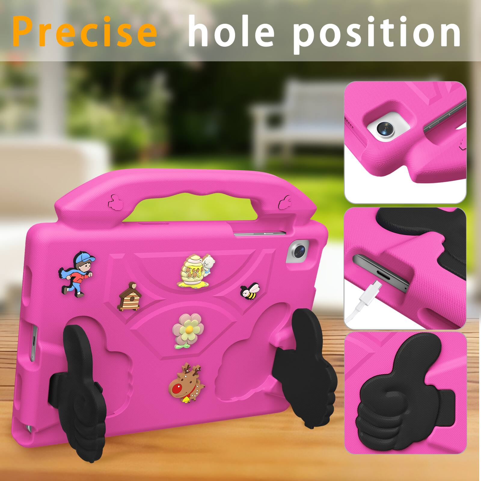Precise hole position