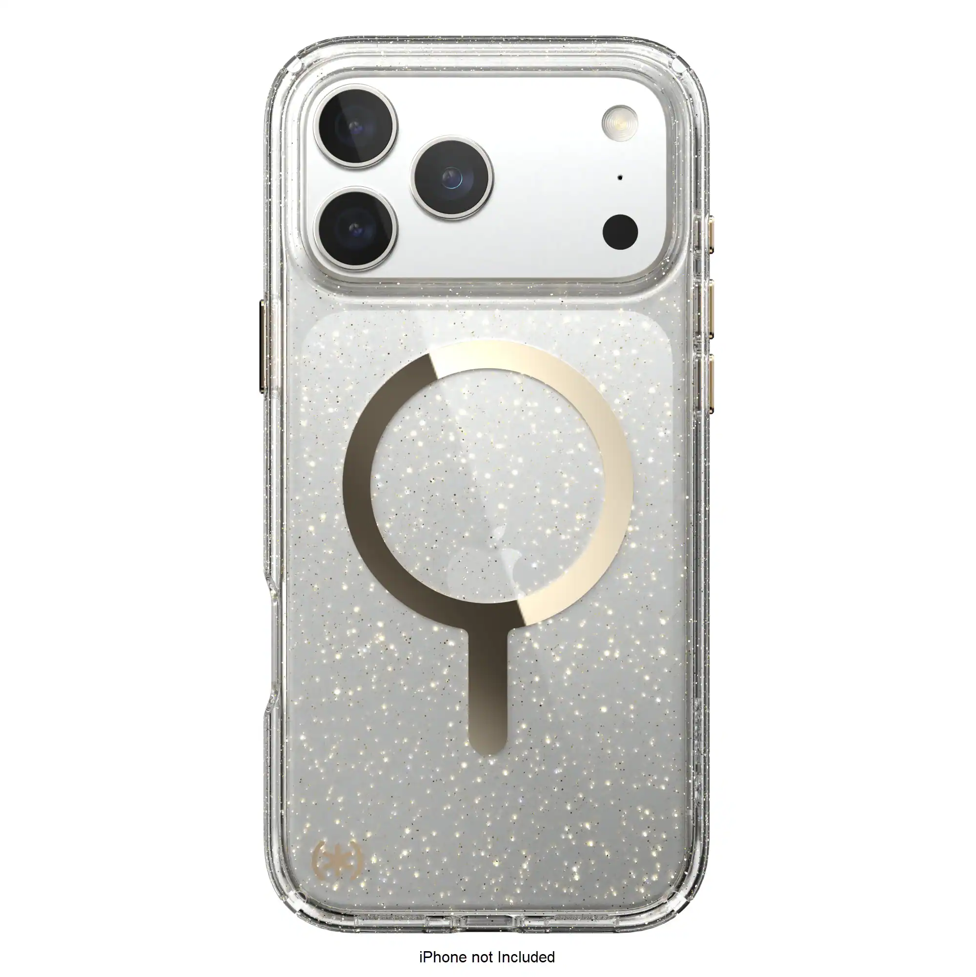 Speck - Presidio Lux with MagSafe for Apple iPhone 17 Pro Max - Glitter/Gold Metallic