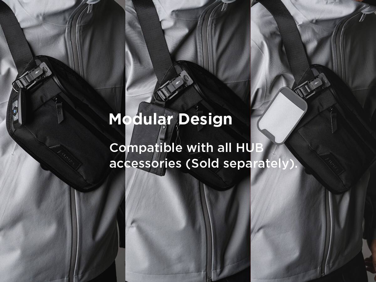 Modular Design  
Compatible with all HUB accessories (Sold separately).