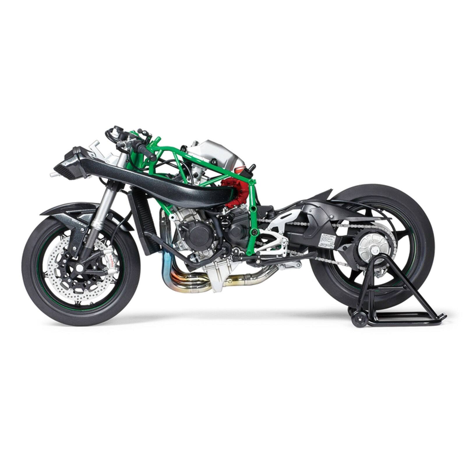 Alt View 3. Tamiya - Model Kit Kawasaki Ninja H2R Motorcycle 1/12 Scale Model by Tamiya.