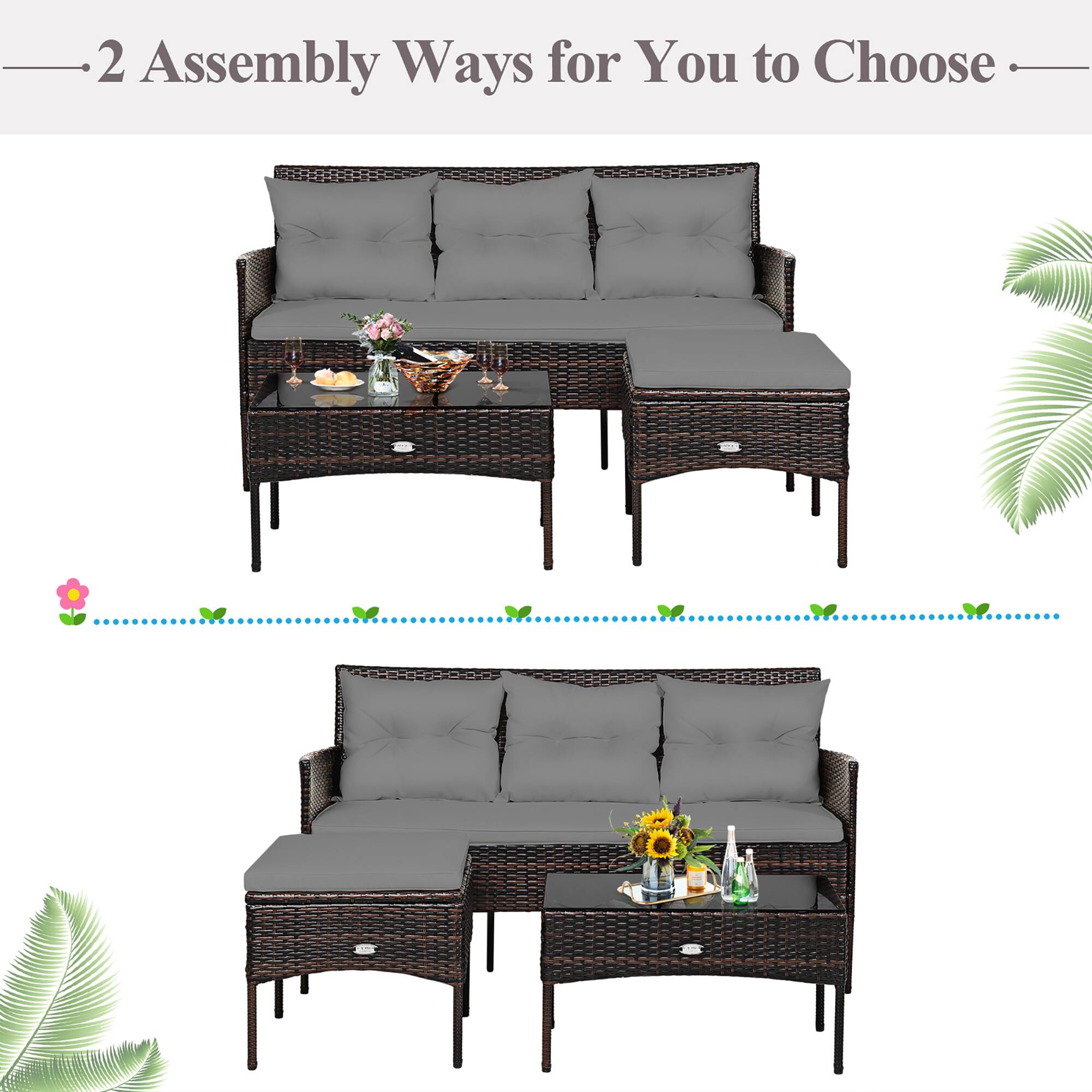 2 Assembly Ways for You to Choose