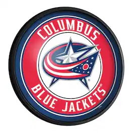 The Fan-Brand - Columbus Blue Jackets 18'' x 18'' Slimline Illuminated Wall Sign - Multicolor