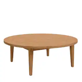 Outdoor Escape - Teak Wood Outdoor Coffee Table With Durable Top And Elegant Design - Brown