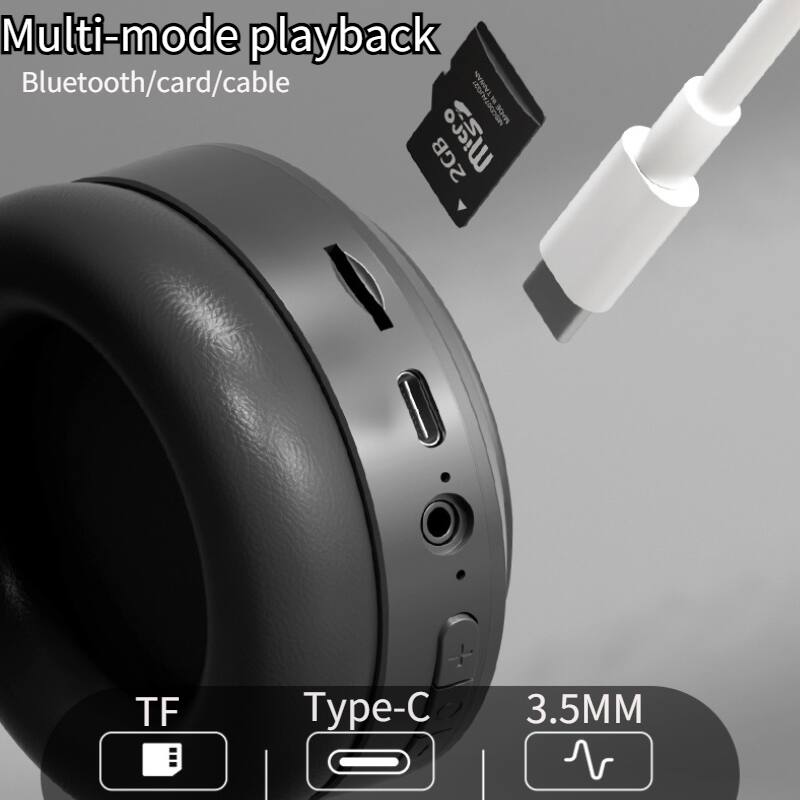 Multi-mode playback Bluetooth/card/cable

TF
Type-C
3.5MM