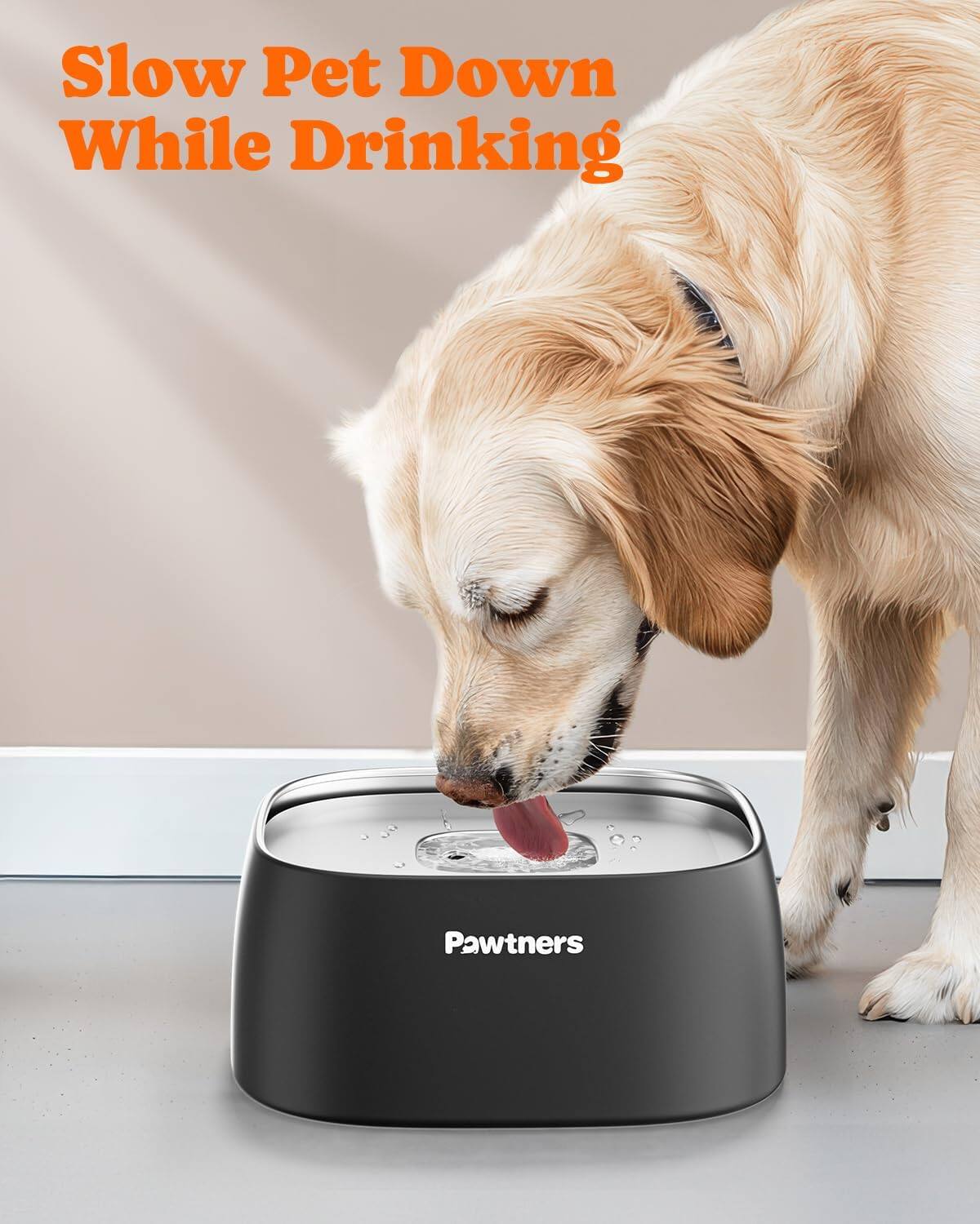 Slow Pet Down While Drinking

Pawtners
